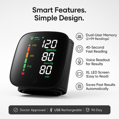 Tensiomètre de poignet Aluna™